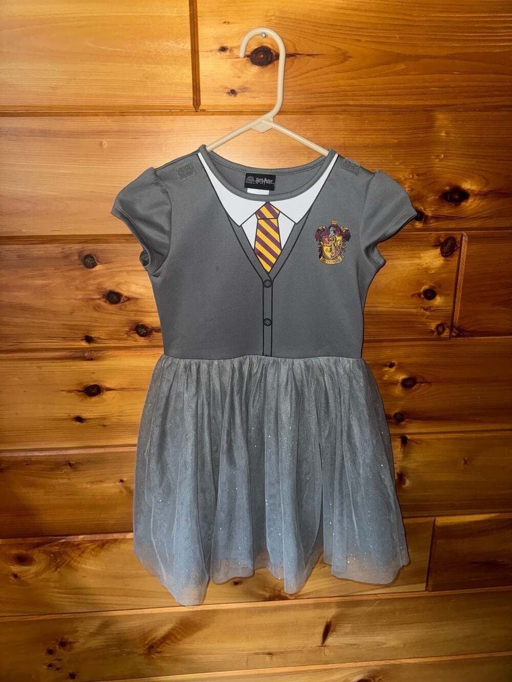Harry Potter Gryffindor Girls Tulle Glitter Costume Dress
